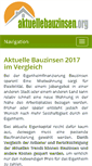 Mobile Screenshot of aktuellebauzinsen.org